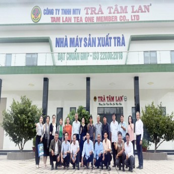 SỞ KHOA HỌC VÀ CÔNG NGHỆ TÂY NINH PHỐI HỢP CÙNG HỘI NÔNG DÂN TỈNH TỔ CHỨC ĐOÀN THAM QUAN TẠI CÔNG TY TRÀ TÂM LAN