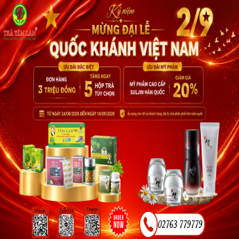 THÔNG BÁO CHƯƠNG TRÌNH KHUYẾN MÃI – KỶ NIỆM MỪNG ĐẠI LỄ QUỐC KHÁNH 2/9