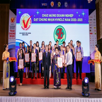 Công ty TNHH MTV Trà Tâm Lan nhận danh hiệu HVNCLC  2020 - 2021 do người tiêu dùng bình chọn.
