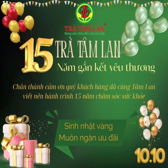 “15 năm không chỉ là một con số – mà là 15 năm đồng hành cùng sức khỏe của hàng triệu gia đình Việt!”